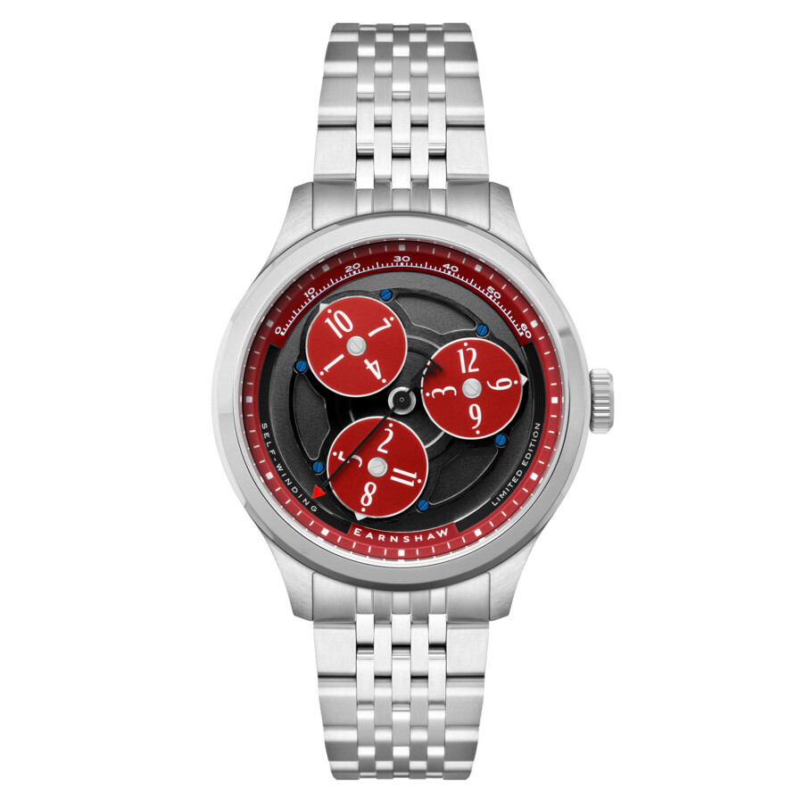 Thomas Earnshaw Hexham Trisect Black Dial Men's Watch ES-8304-55