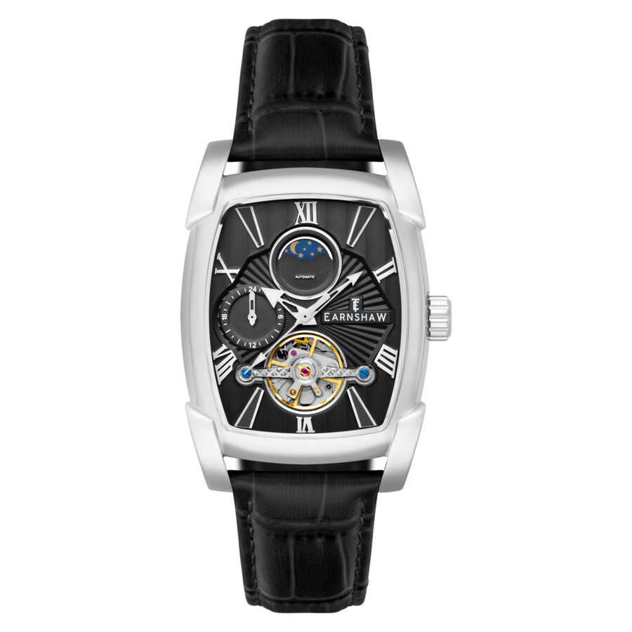 Thomas Earnshaw Kensington Black Dial Men's Watch ES-8296-01