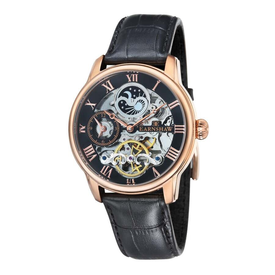 Thomas Earnshaw Longitude Black Dial Men's Watch ES-8006-07