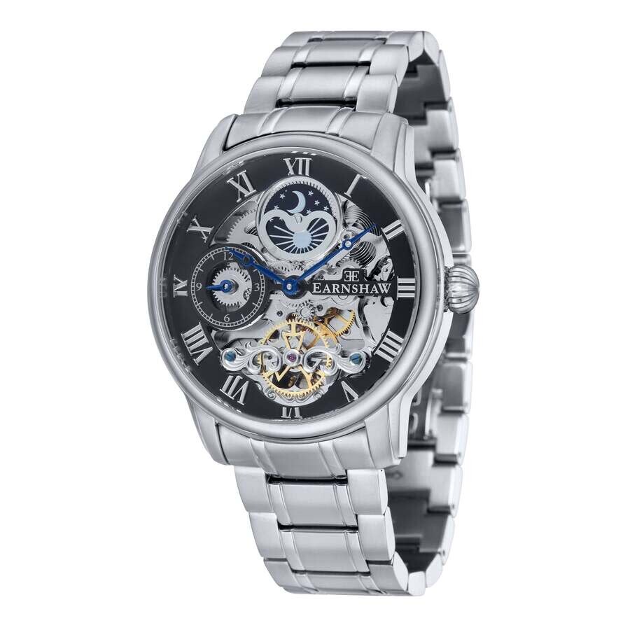 Thomas Earnshaw Longitude Black Dial Men's Watch ES-8006-11
