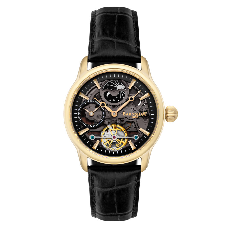 Thomas Earnshaw Longitude Black Dial Men's Watch ES-8063-05