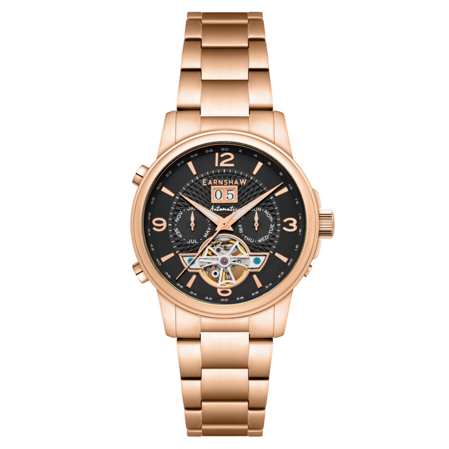 Thomas Earnshaw Marylebone Black Dial Men's Watch ES-8177-55