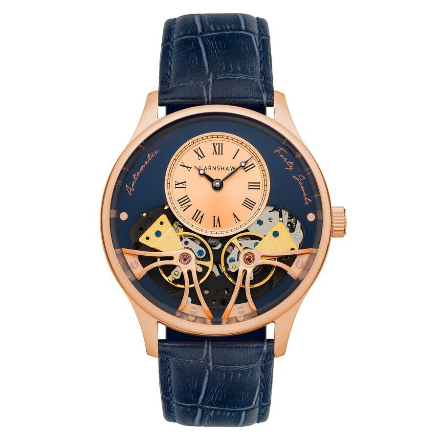 Thomas Earnshaw Scientists Faraday Double Barrel Rose Gold-tone Dial Men's Watch ES-8179-09