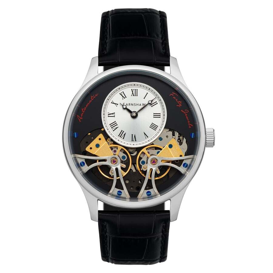 Thomas Earnshaw Scientists Faraday Double Barrel White Dial Men's Watch ES-8179-01