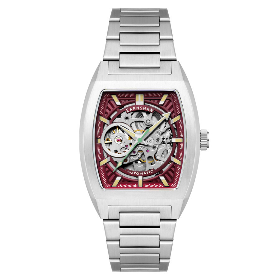 Thomas Earnshaw Wellington Red Dial Men's Watch ES-8302-55