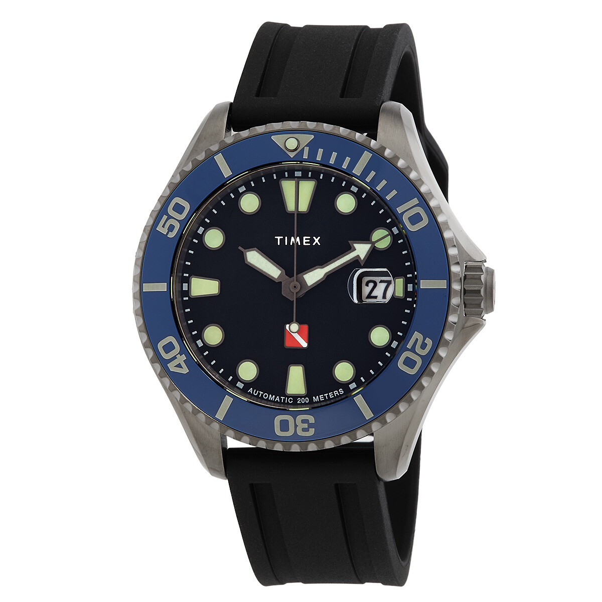 Timex Automatic Black Dial Men's Watch TW2W21100