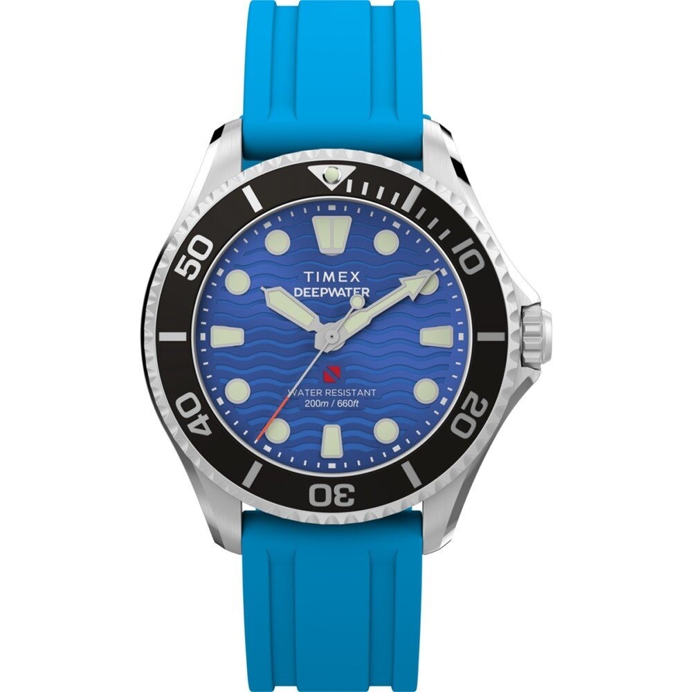 Timex Deep Water Quartz Blue Dial Unisex Watch TW2Y40400