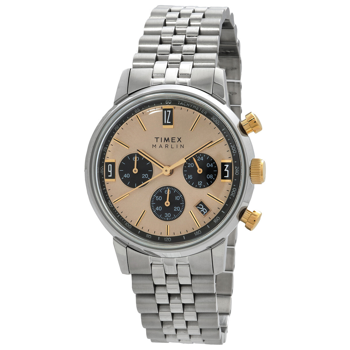 Timex Marlin Chronograph Quartz Champagne Dial Men's Watch TW2W60100