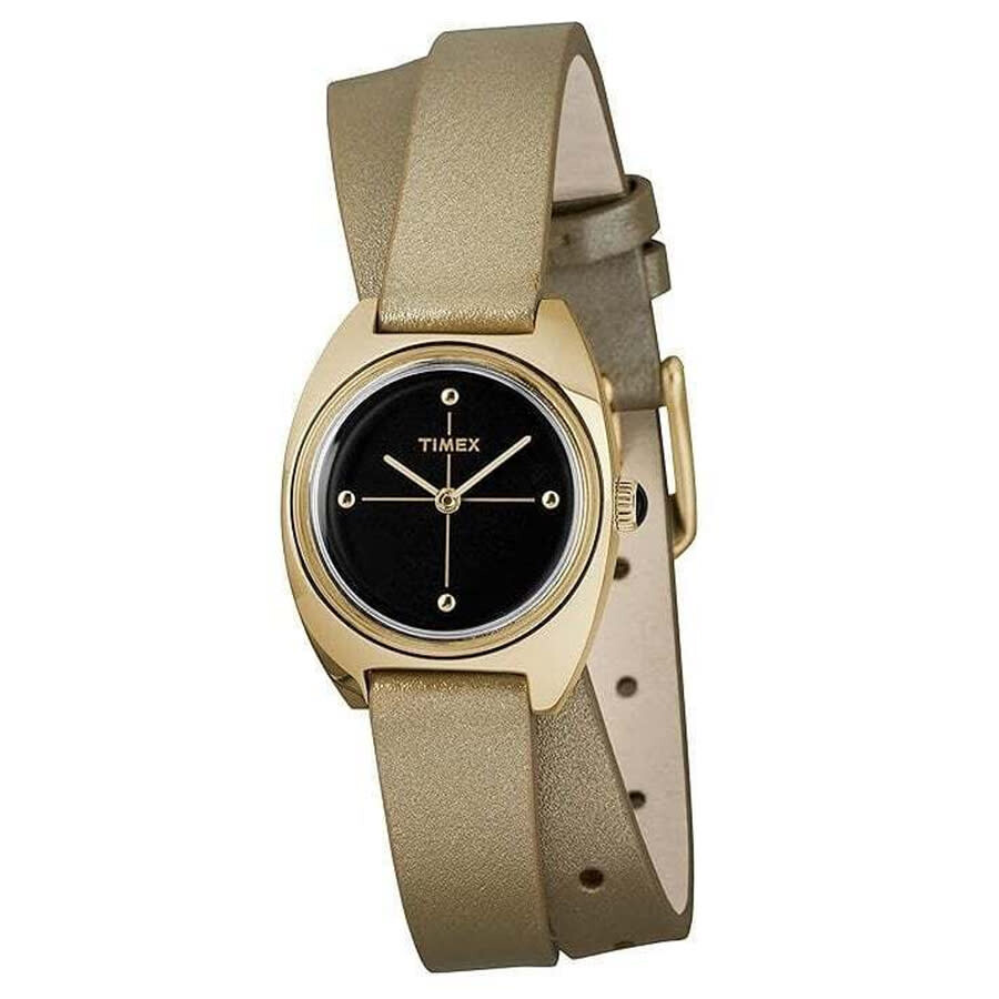 Timex Milano Quartz Black Dial Ladies Watch TW2R69800