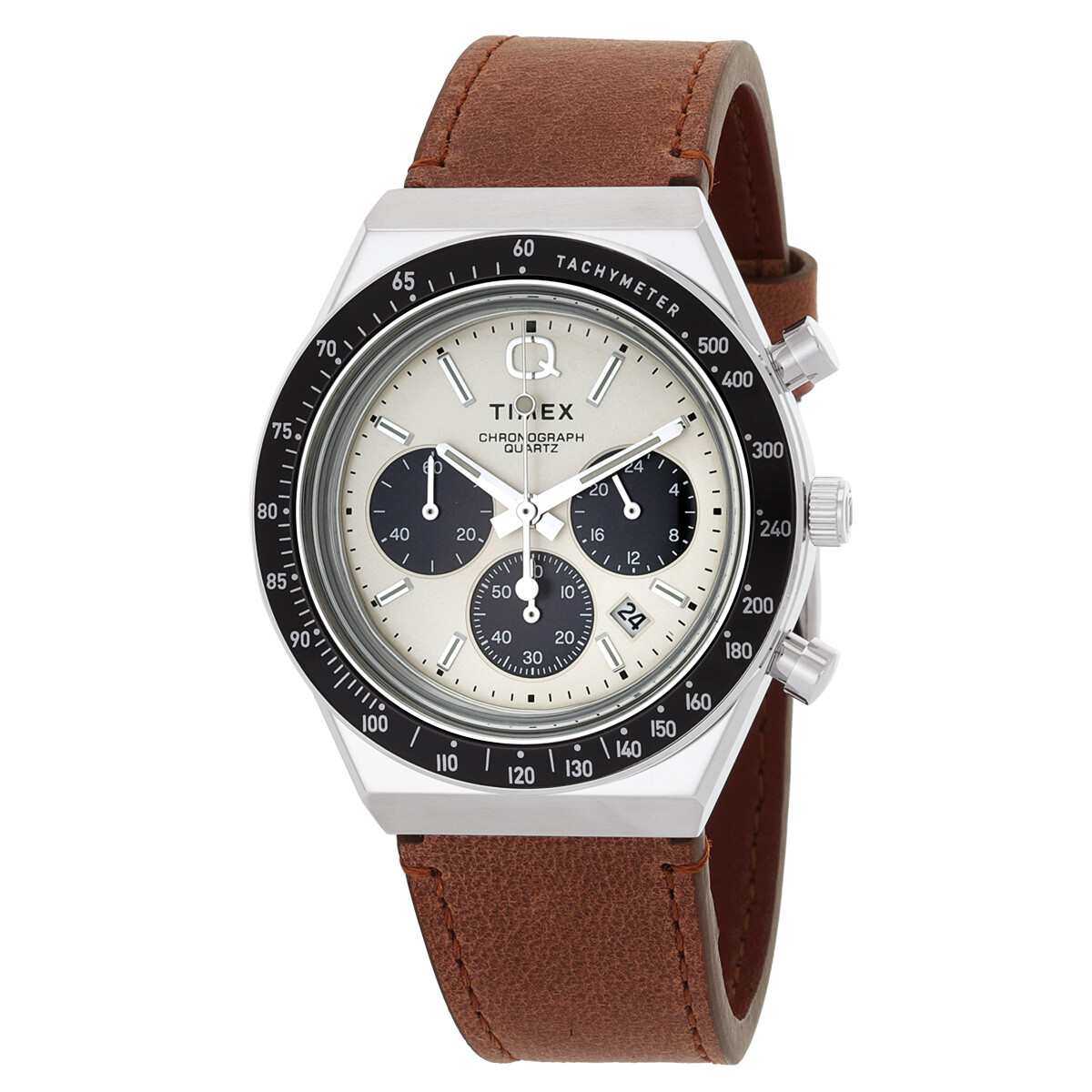 Timex Intelligent Quartz Compass Black Dial Stainless Steel