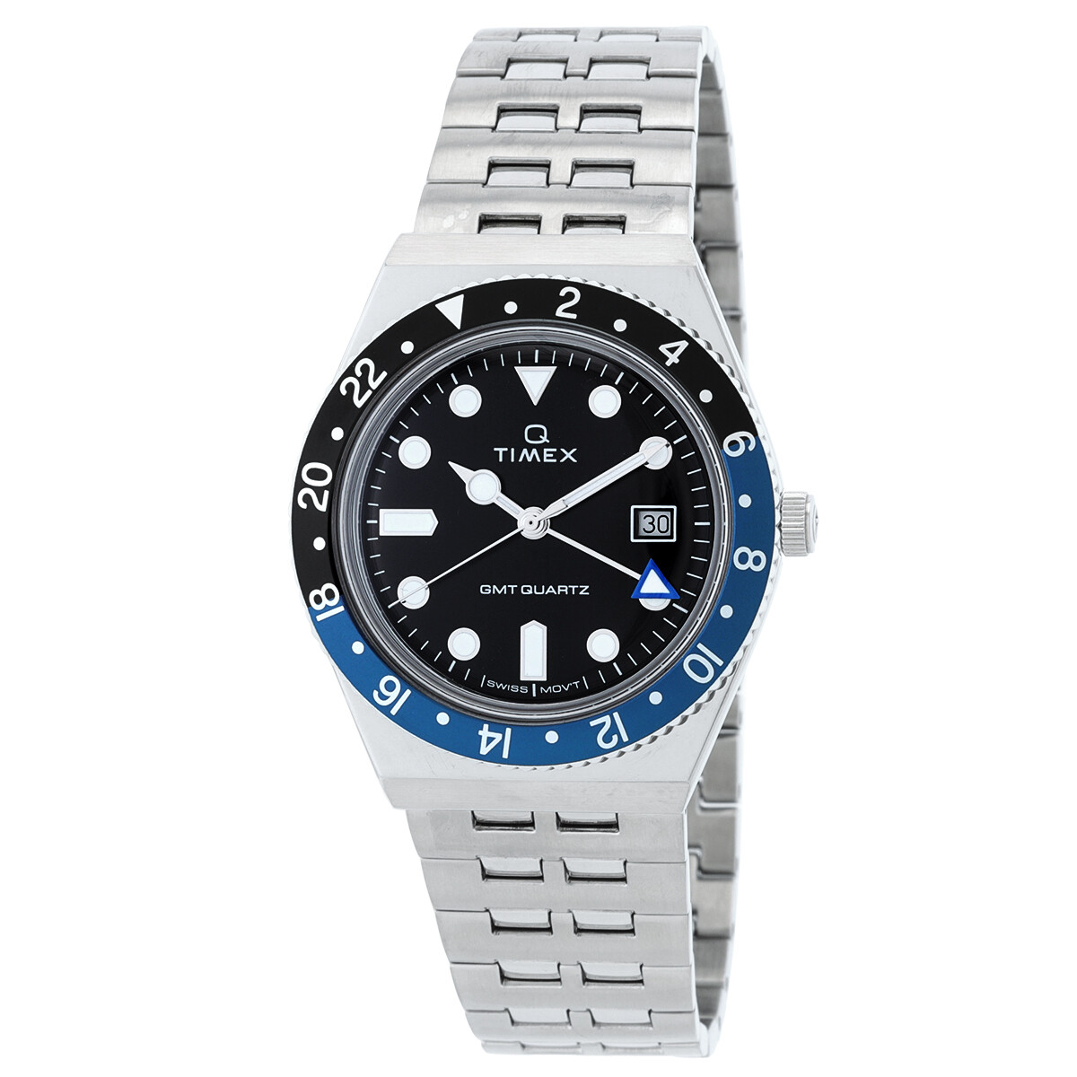 Timex Q Quartz Black Dial Men's Watch TW2V00100 194366151671