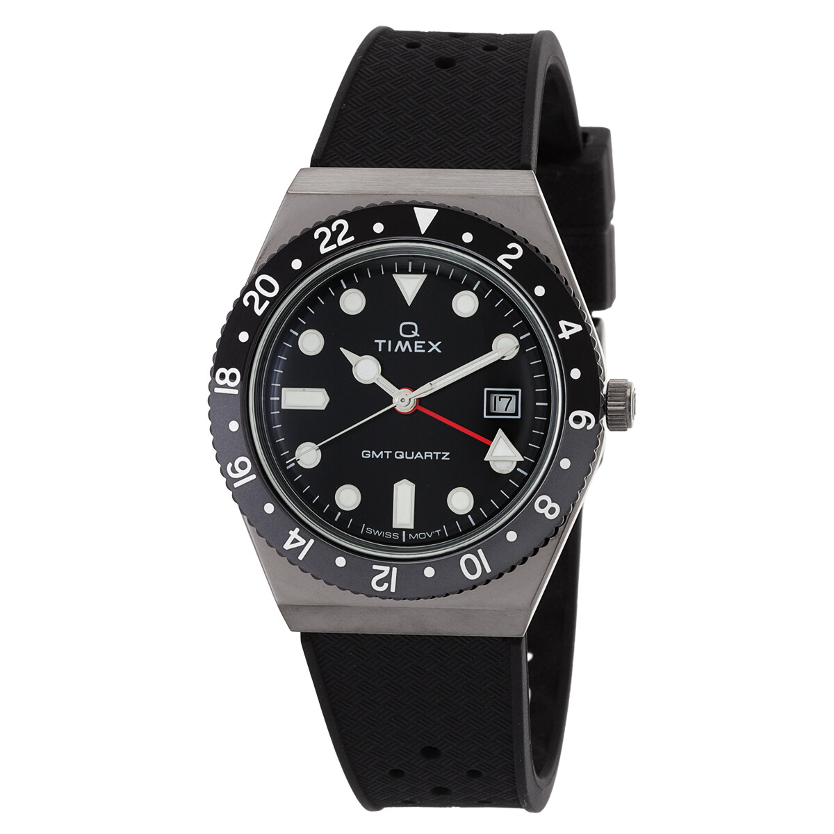 Timex Q Timex Quartz Black Dial Men's Watch TW2V38200