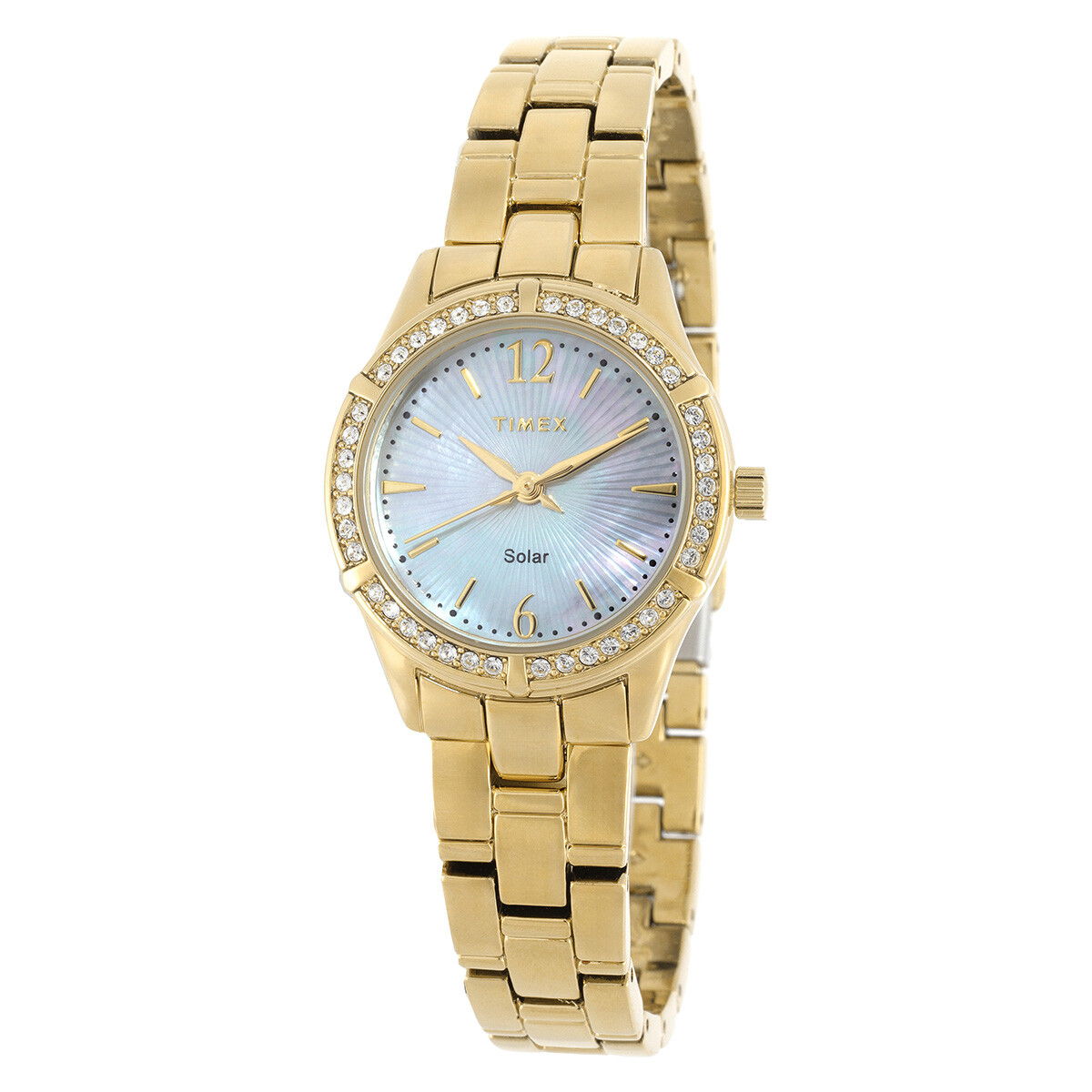 Timex Trend Crystal Mother of Pearl Dial Ladies Watch TW2V39400JI