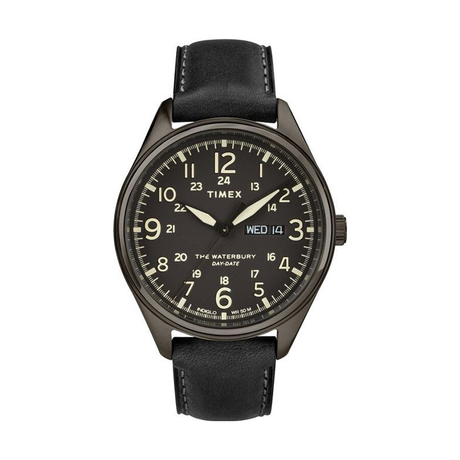 Timex Waterbury Quartz Black Dial Men's Watch TW2R89100
