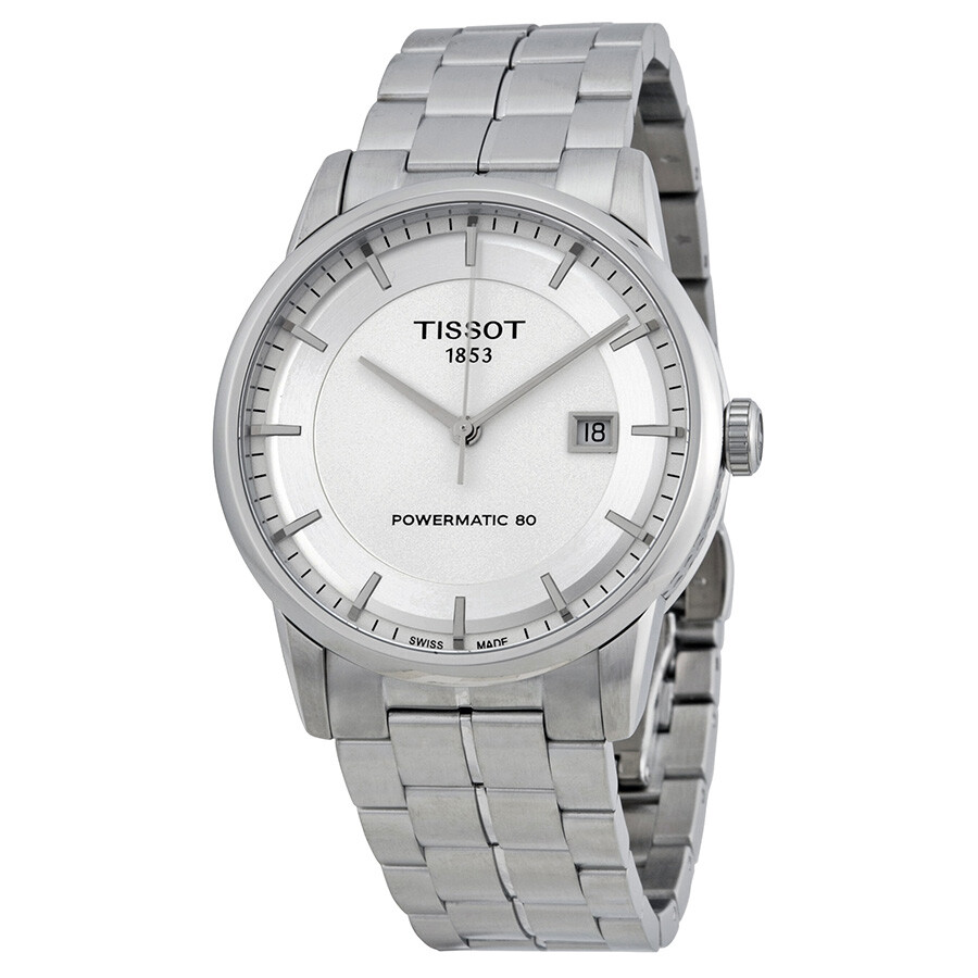 Tissot Luxury Powermatic 80 Silver Dial Men's Watch T0864071103100