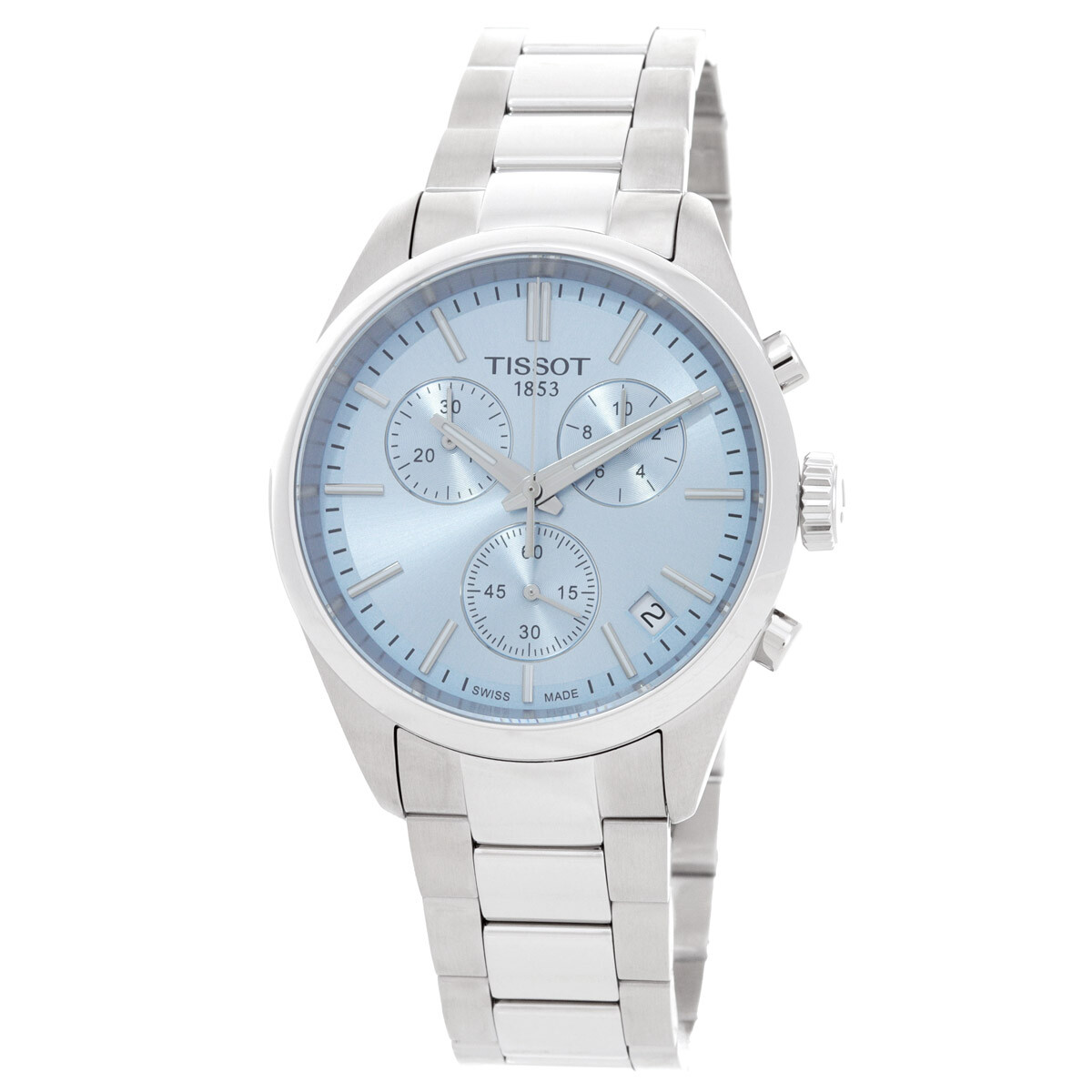 Tissot PR 100 Chronograph Quartz Ice Blue Dial Men's Watch T150.417.11.351.00