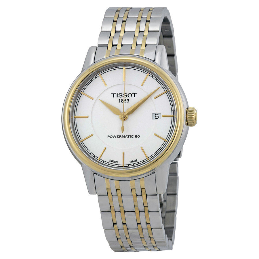 Tissot T-Classic Powermatic White Dial Men's Watch T0854072201100