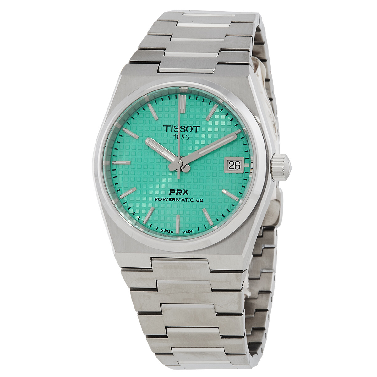 Tissot T-Classic Automatic Green Dial Unisex Watch T1372071109101