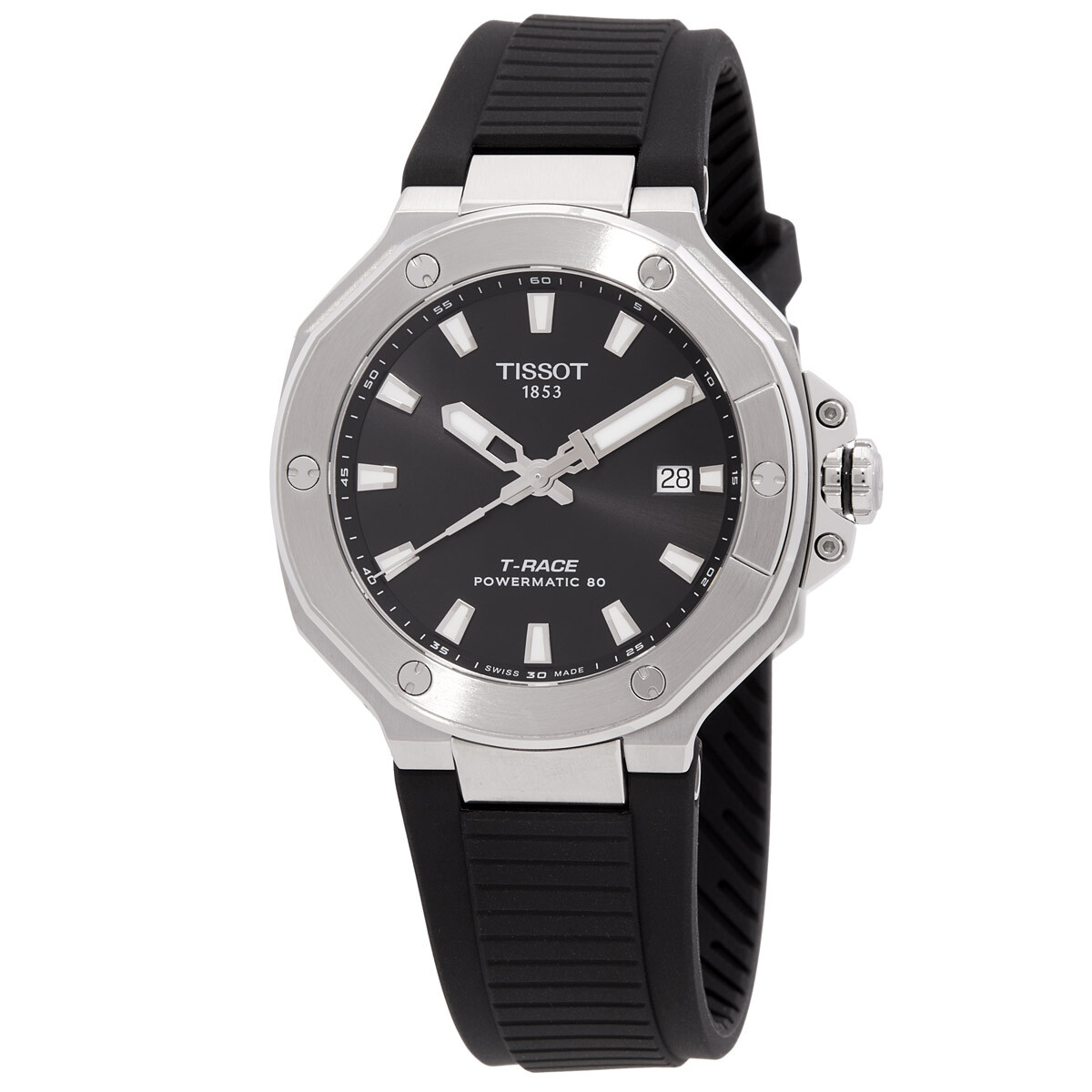 Tissot T-Race Powermatic 80 Automatic Black Dial Men's Watch T1418071705100