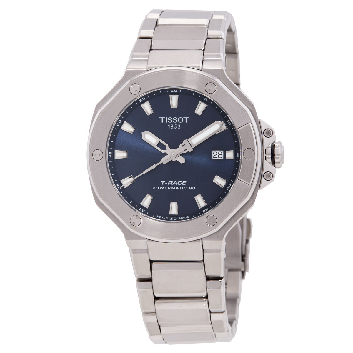 Tissot T-Race Powermatic 80 Automatic Blue Dial Men's Watch T1418071104100