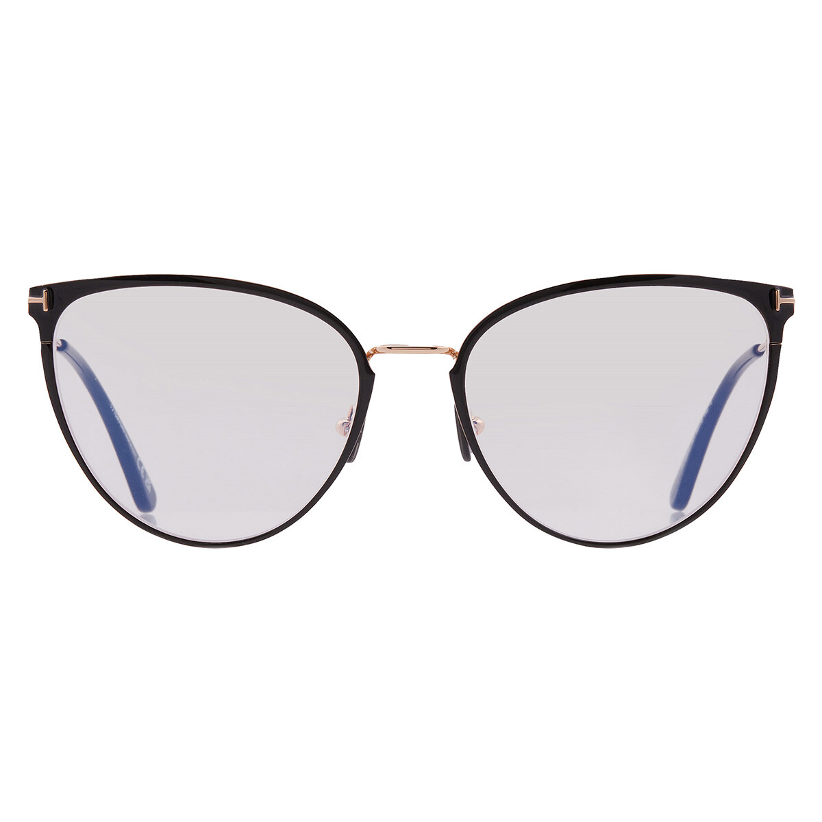 Tom Ford Blue Light Filter Oval Ladies Eyeglasses FT5729-B 001 56