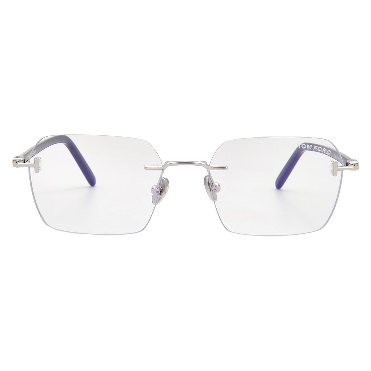 小物 TOM FORD Tom Ford Demo Pilot Men's Eyeglasses FT5874-B 026 54