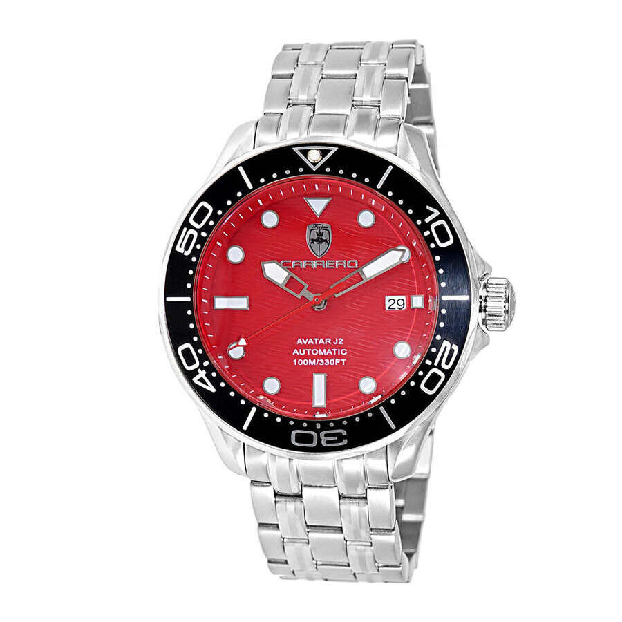 Torino Carrero Avatar Automatic Red Dial Men's Watch JC1S6161RD_BK