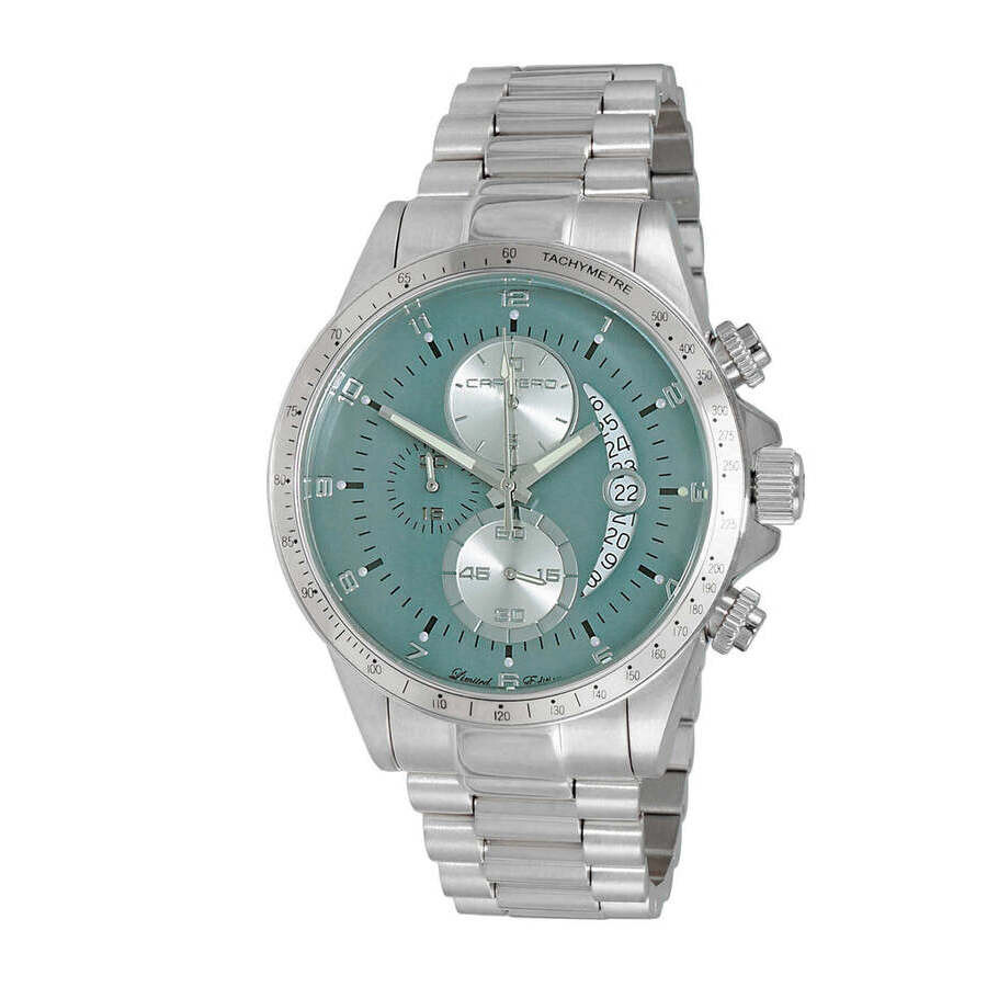 Torino Carrero Winner Circle Chronograph Quartz Green Dial Men's Watch JCISS101LGN