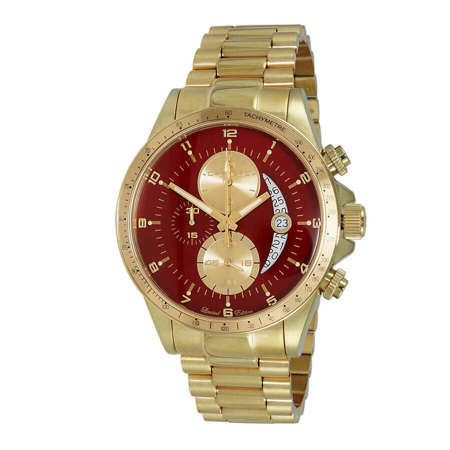 Torino Carrero Winner Circle Chronograph Quartz Red Dial Men's Watch JC1GG101BRD