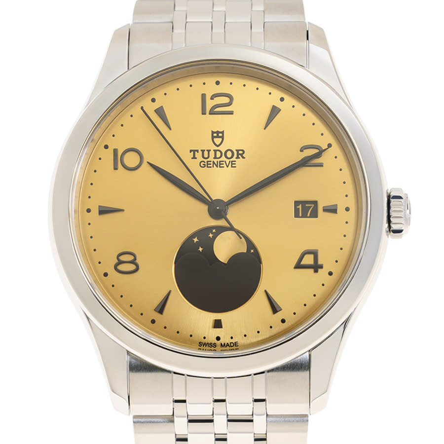 Tudor 1926 Luna Automatic Moon Phase Champagne Dial Men's Watch M91560-0001
