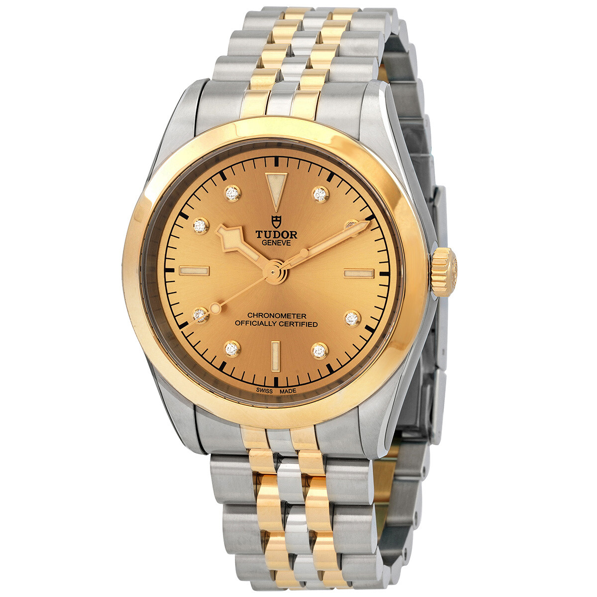 Tudor Black Bay 41 S&G Automatic Chronometer Diamond Champagne Dial Men's Watch M79683-0008