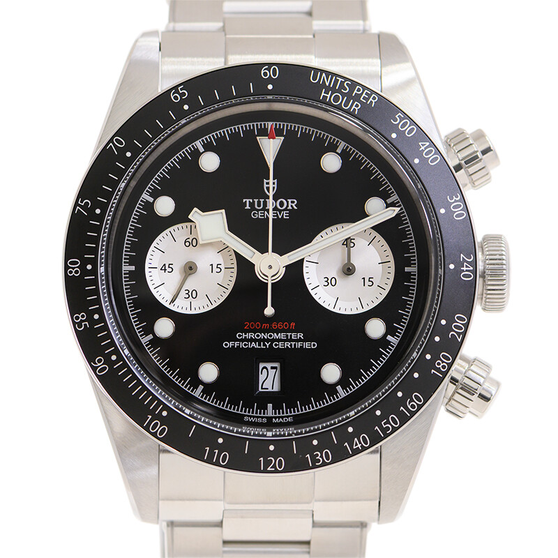 Tudor Black Bay Chrono Automatic Chronometer Black Dial Men's Watch M79360N-0011
