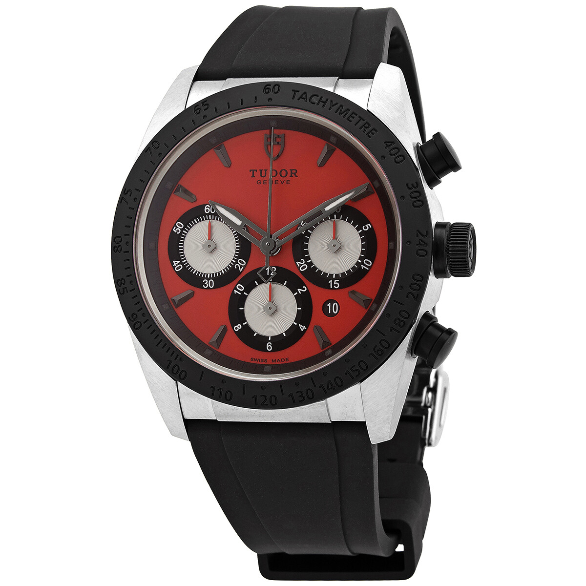 Tudor Fastrider Chronograph Automatic Red Dial Men's Watch 42010N-0009