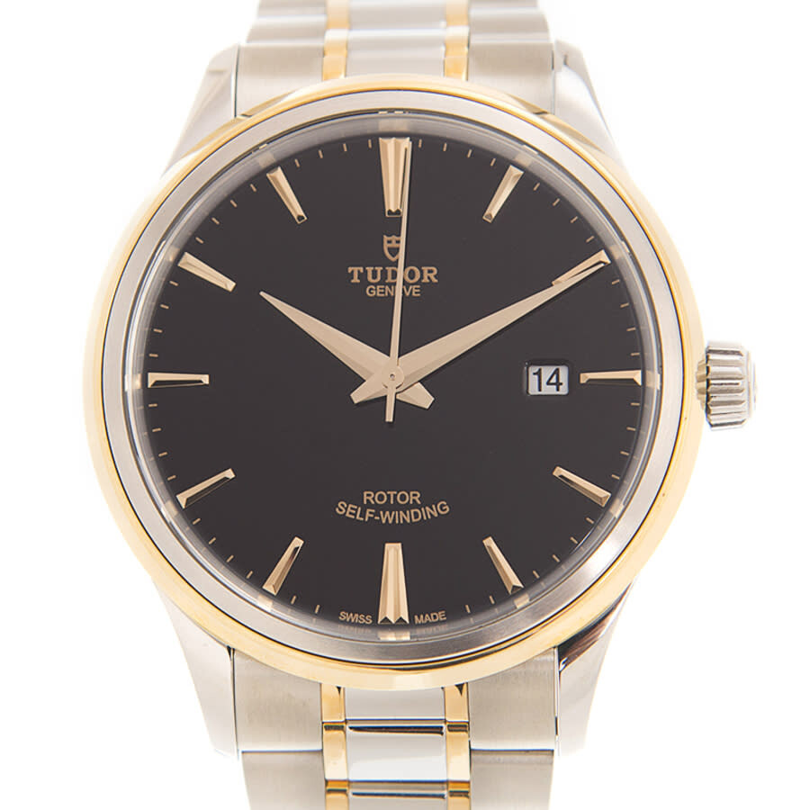 Tudor Style Automatic Black Dial Men's Watch 12703-0003