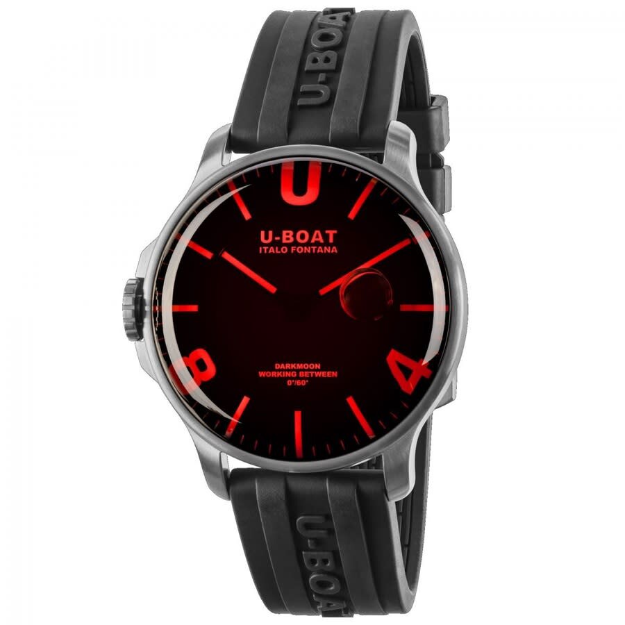 U-Boat Lefty Capsoil Quartz Black Dial Men's Watch 8465