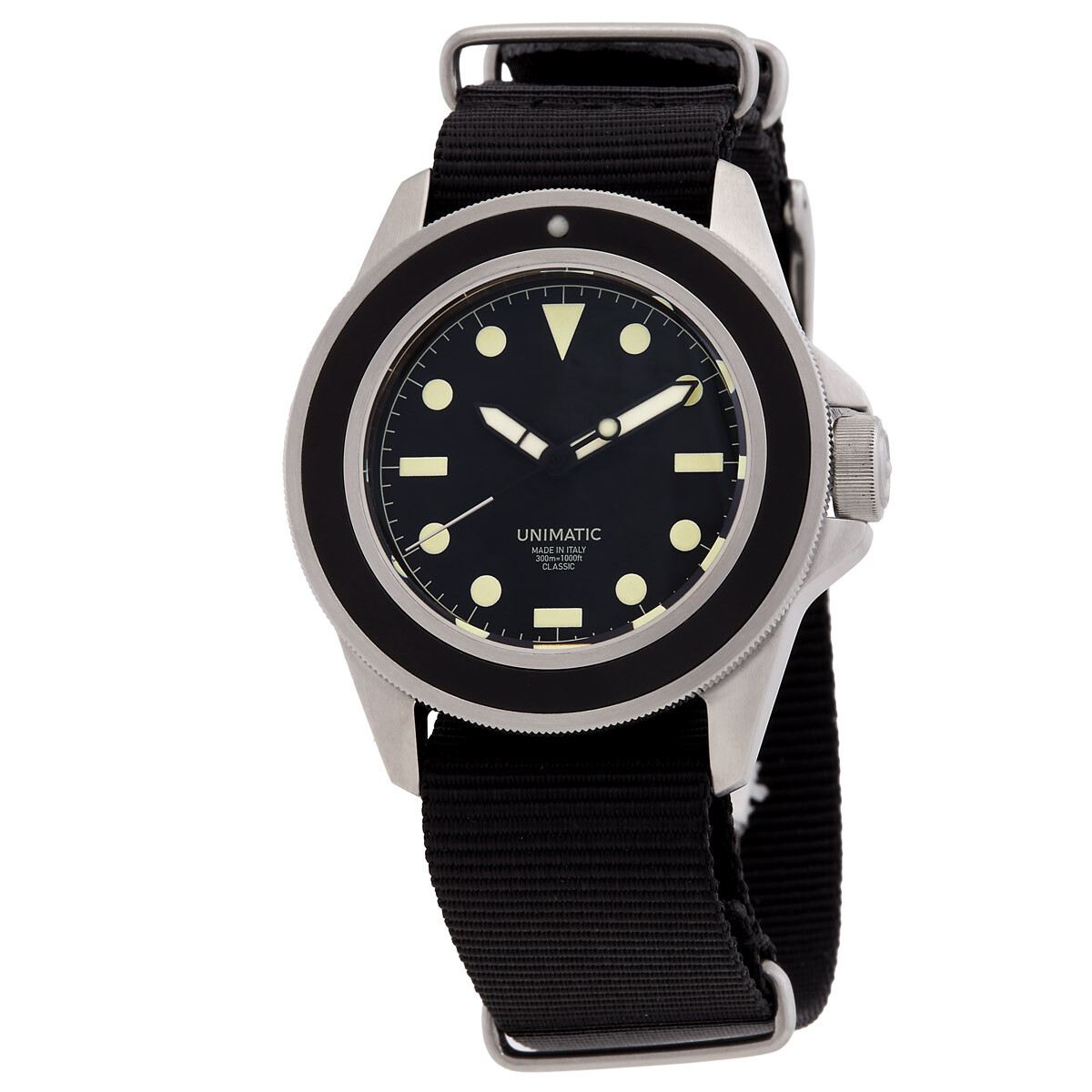 Unimatic U1 Classic Automatic Black Dial Men's Watch UC1