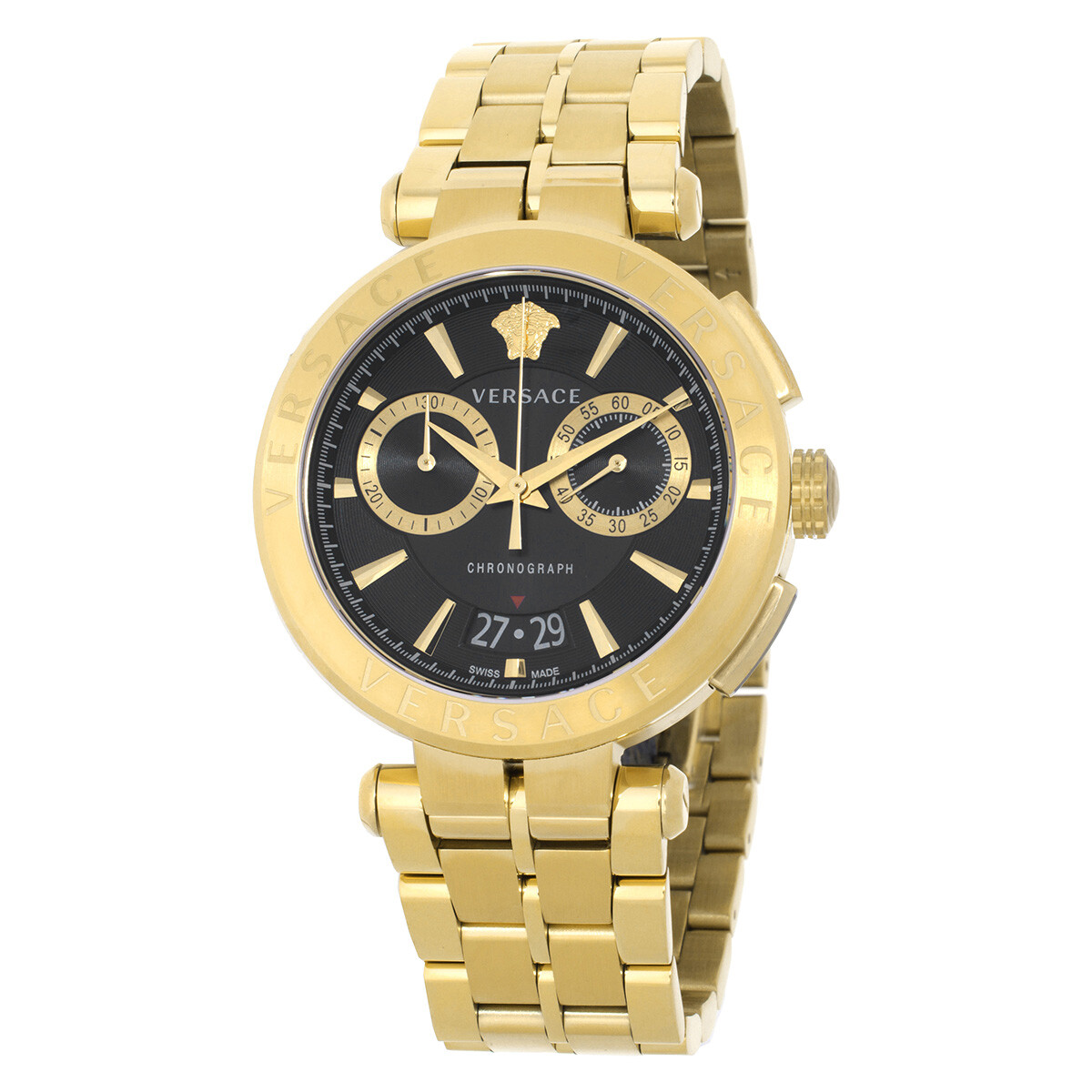 Versace Aion Chronograph Quartz Black Dial Men's Watch VE1D02823