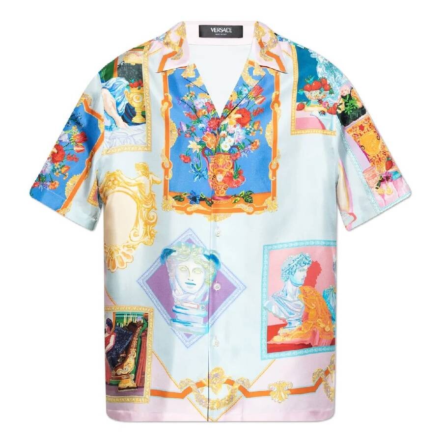 Versace Gallery Silk Twill Shirt