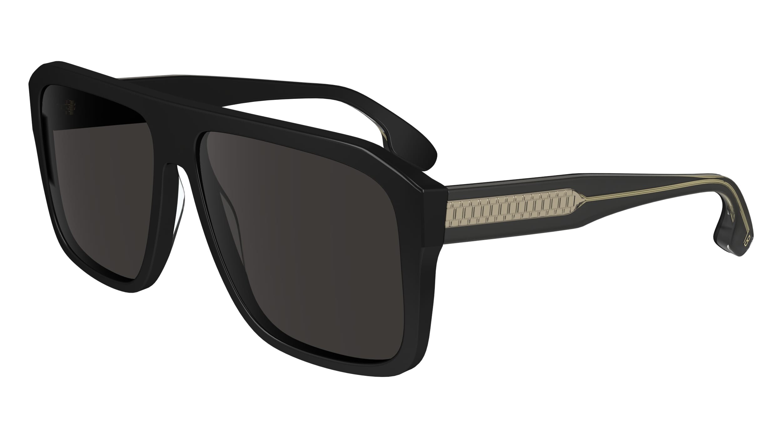 Victoria Beckham VB631S 418 Sunglasses Havana Blue Square Frame, Brown Lenses Victoria Beckham Butterfly Ladies Sunglasses VB631S 418 60  main image 2