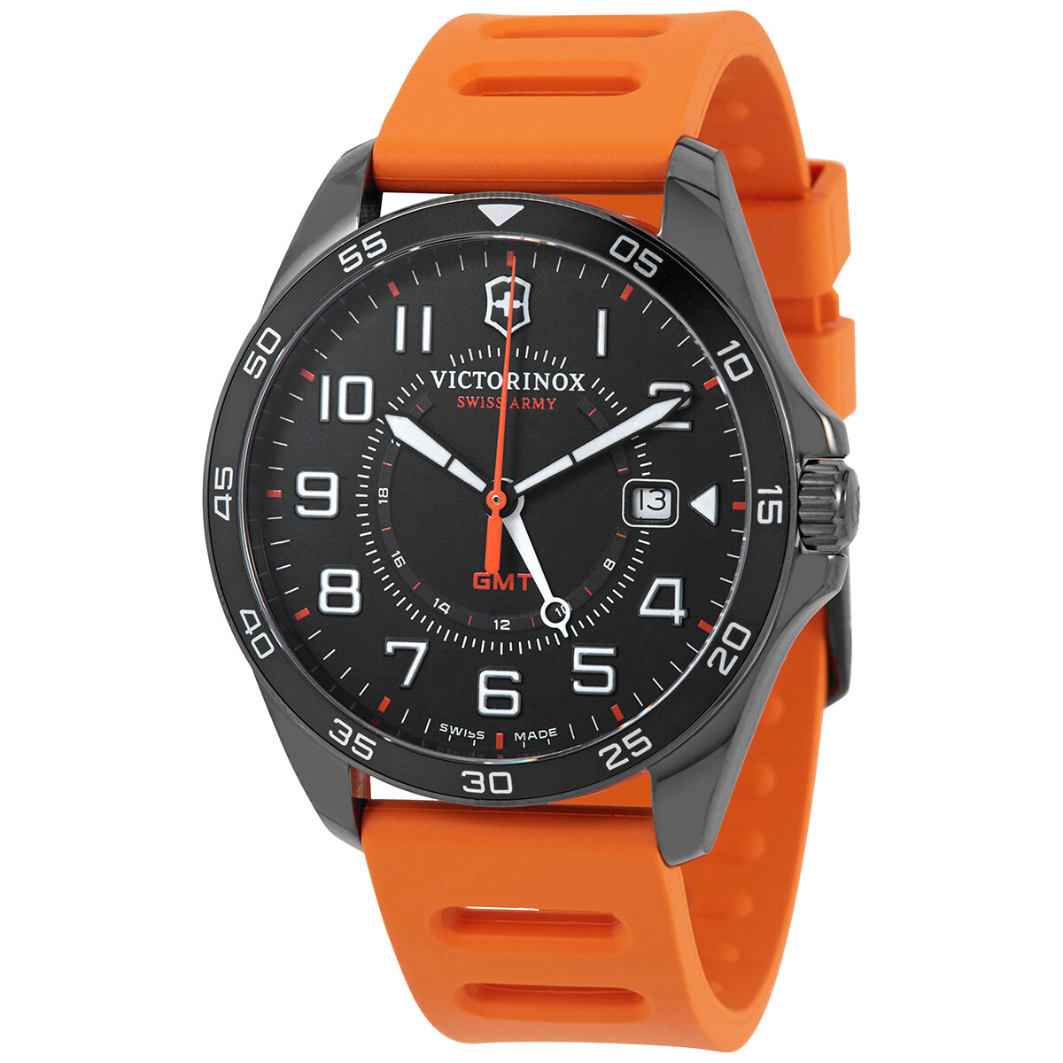 M's show Victorinox Swiss Army Men's Chronograph Silver Dial Watch