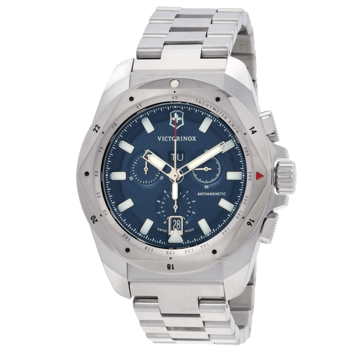 M's show Victorinox Swiss Army Classic Chrono Silver Dial Stainless