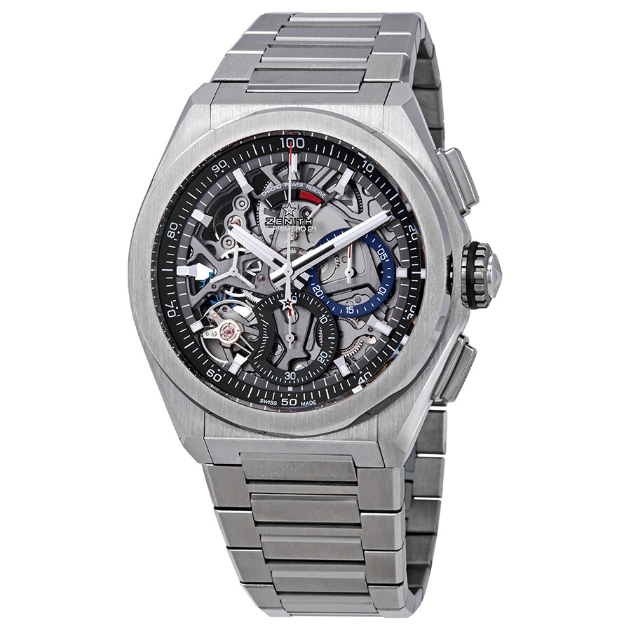 Zenith Defy El Primero 21 Automatic Men's Titanium Chronograph Watch 95.9000.9004/78.M9000