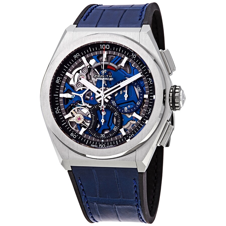 Zenith Defy Classic Automatic Blue Dial Titanium Men's Watch