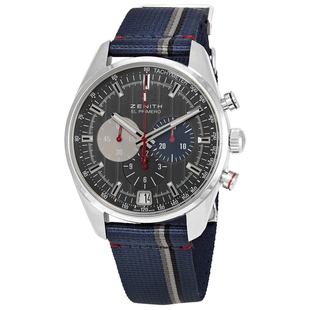 Zenith El Primero Chronograph Automatic Grey Dial Men's Watch 03.2046.400/25.C802