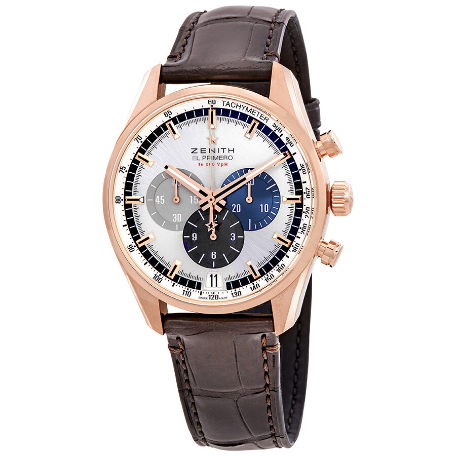 Zenith El Primero 18kt Rose Gold Chronograph Automatic Men's Watch 18.2043.400/69.C494