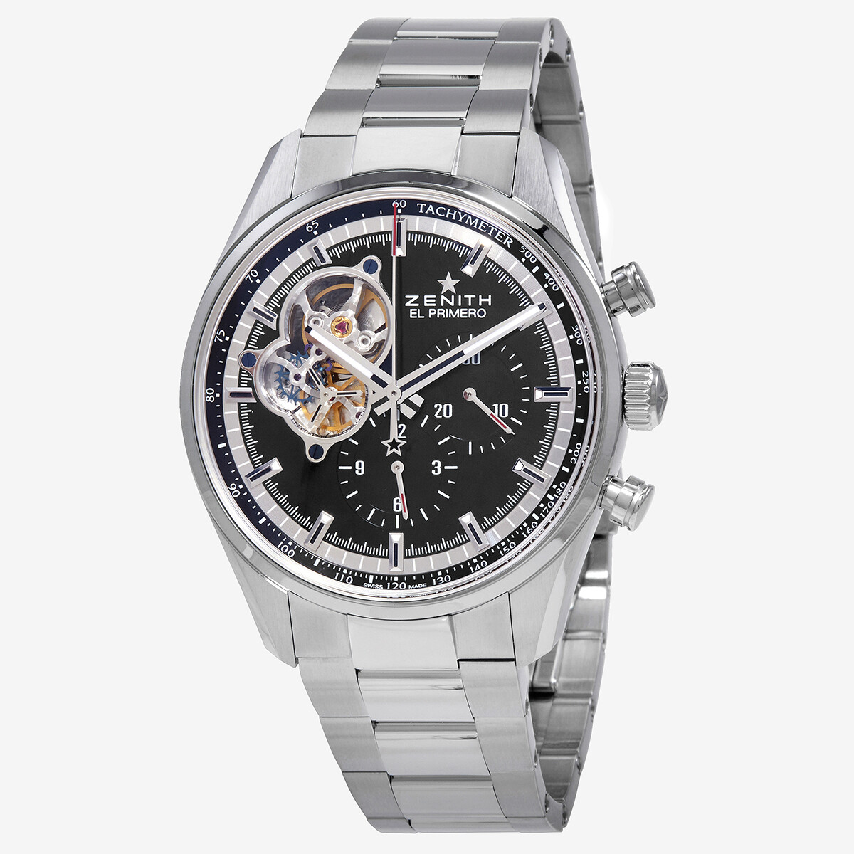 Zenith El Primero Chronomaster Automatic Open Heart Black Dial Men's Watch 03.2040.4061/21.M2040