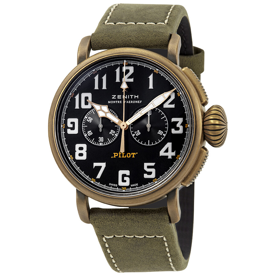 Zenith Pilot Bronze Chronograph Automatic Men's Watch 29.2430.4069/21.C800