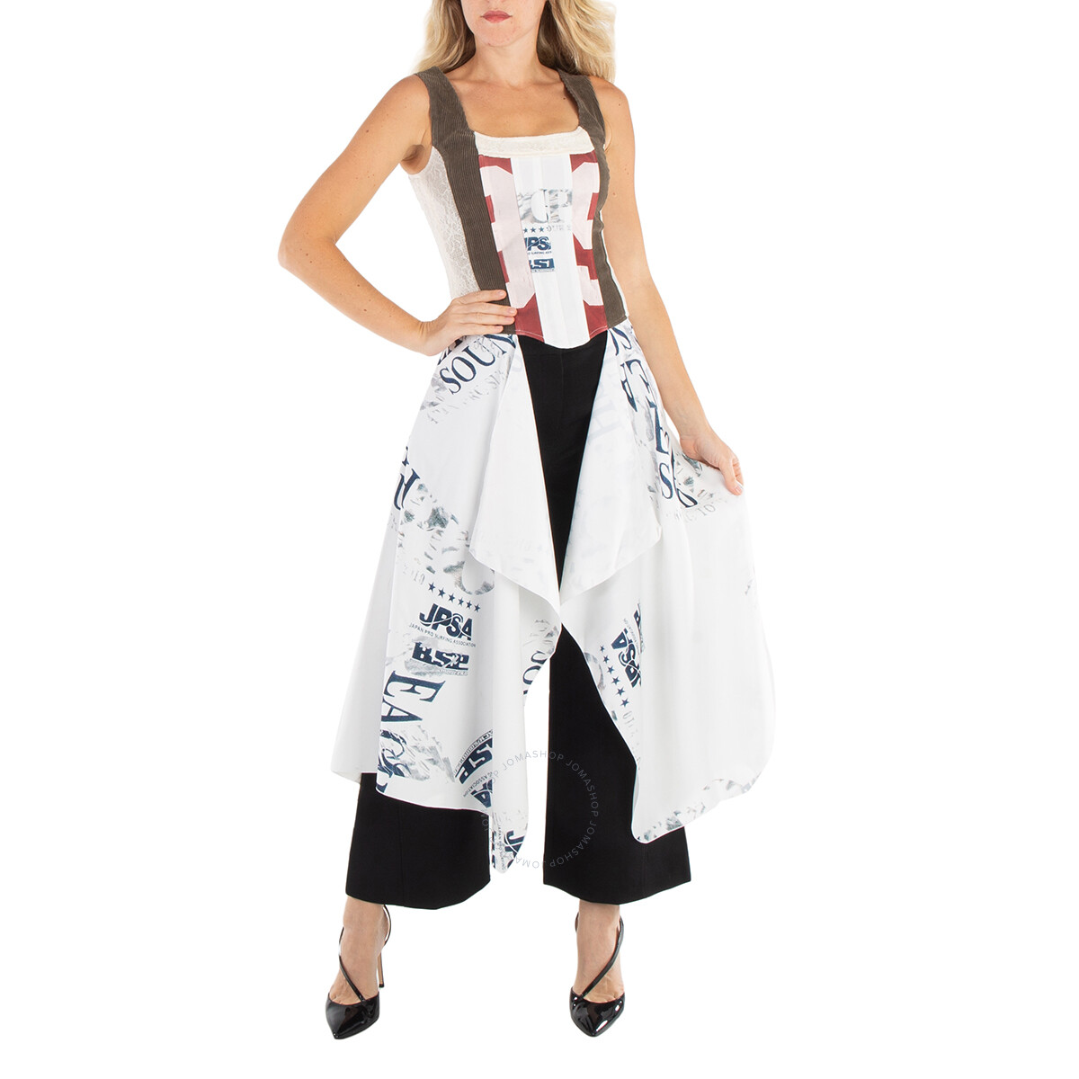 ◆2000Archives◆ LAYERED DENIM SKIRT 3123FDSK03GD b43fda38-0896-4ab0-9cd1-