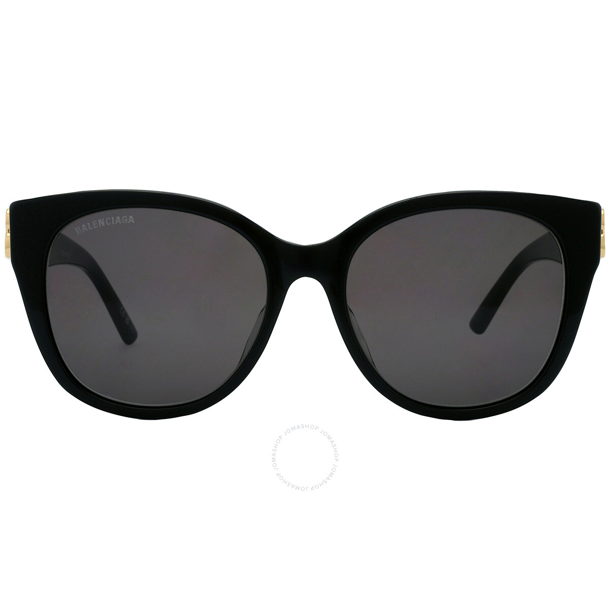 Balenciaga Grey Cat Eye Ladies Sunglasses BB0327S 001 54
