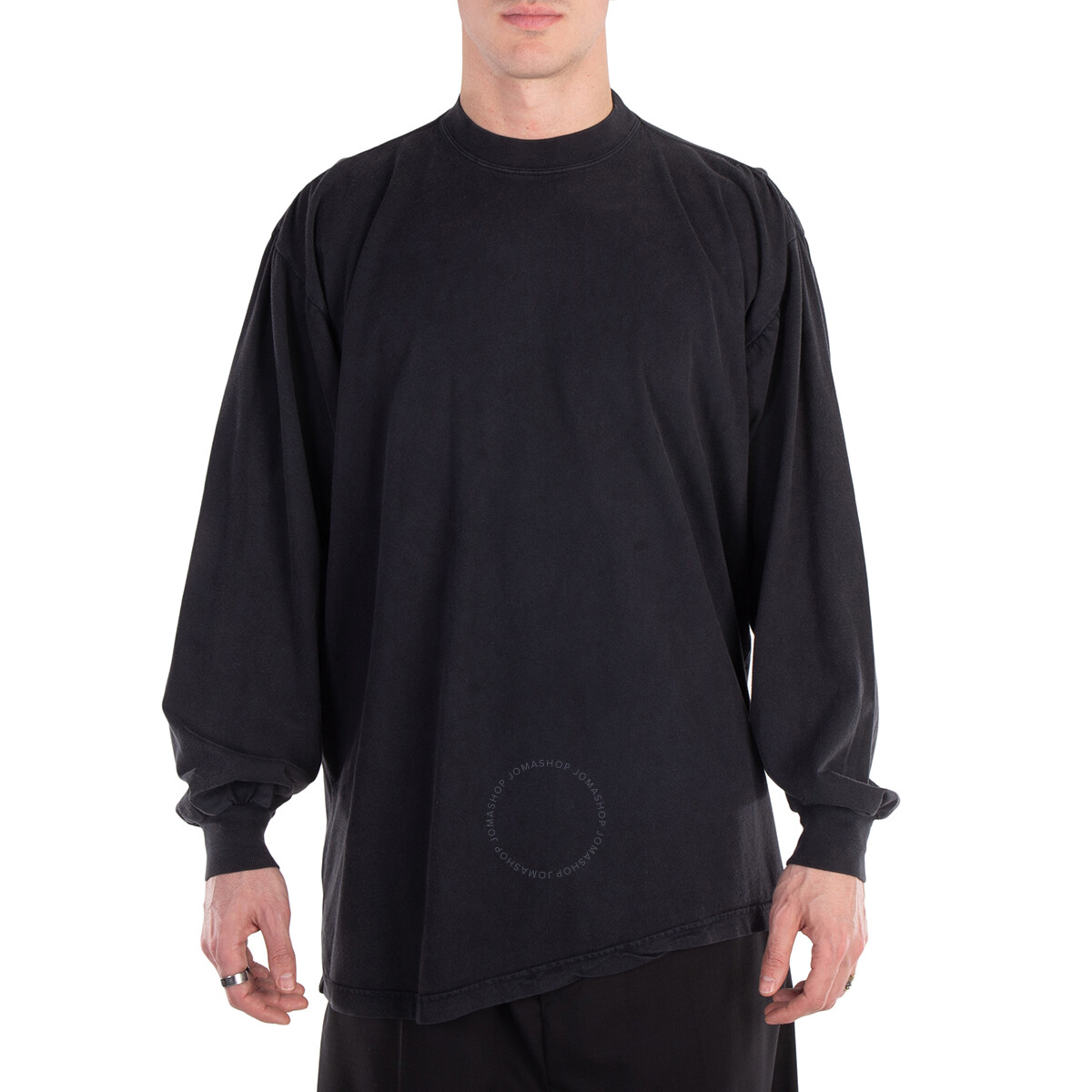 BALENCIAGA｜LONG-SLEEVED ROUND NECK T-SHIRTS (704031 TMV Balenciaga Oversize sleeve round collar t-shirt | The